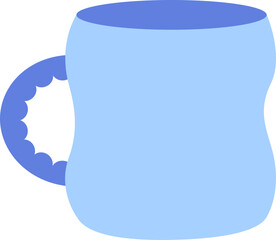 Blue mug