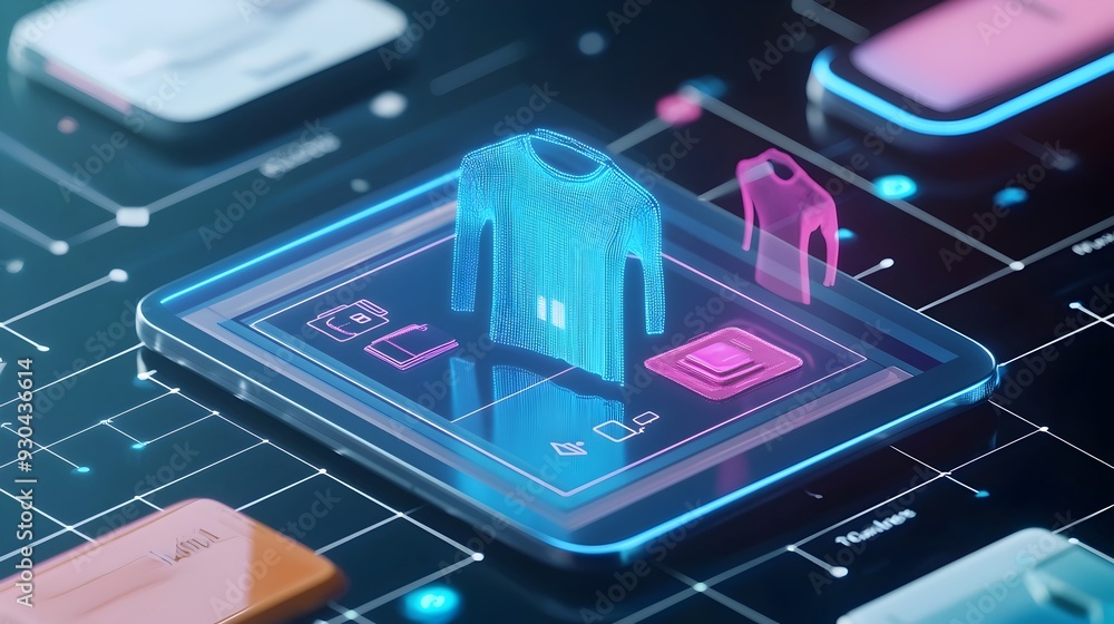 Poster cutting-edge ai-driven global e-commerce platform with personalized product recommendations