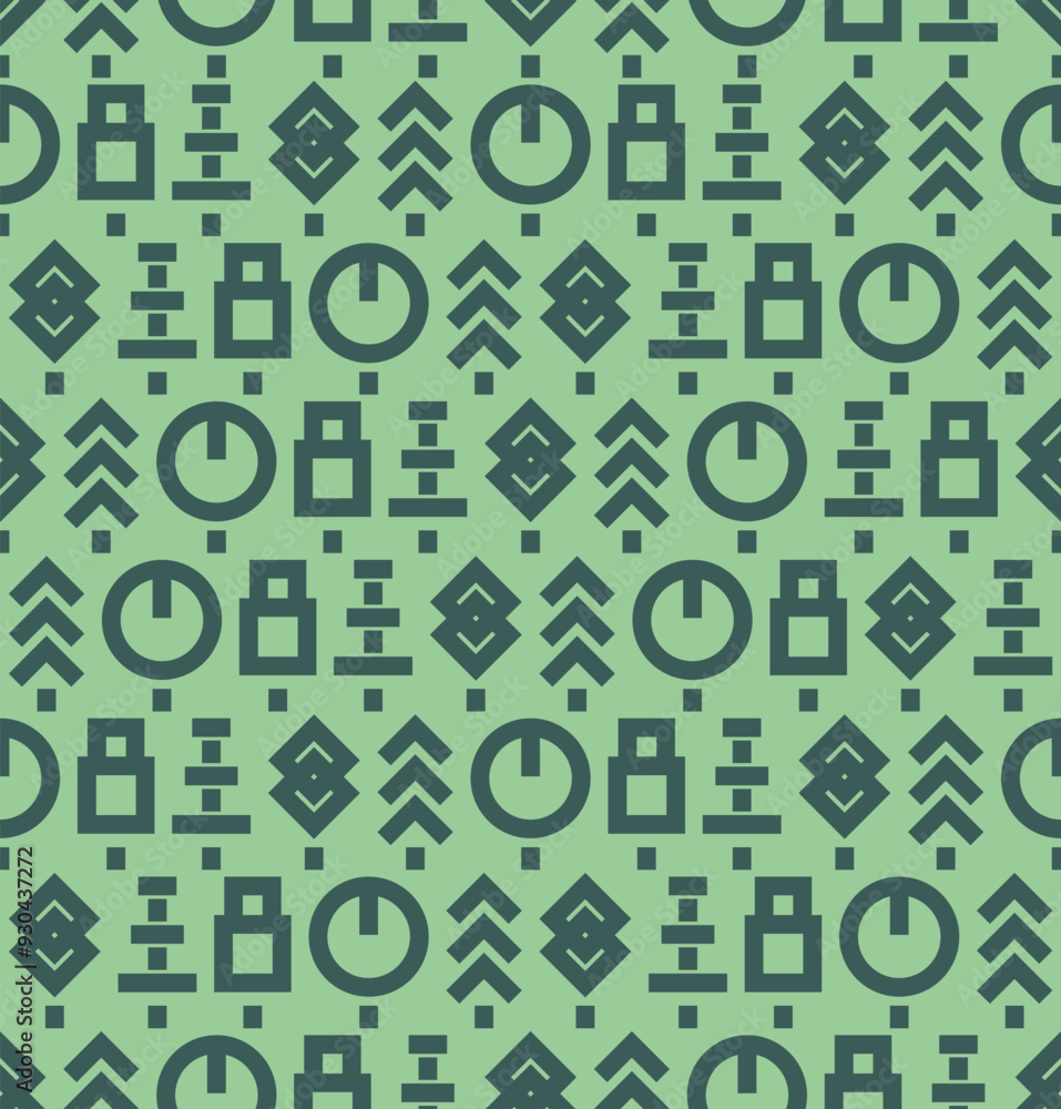 Poster trees ethnic pattern. ethnic background tree. primitive forest texture