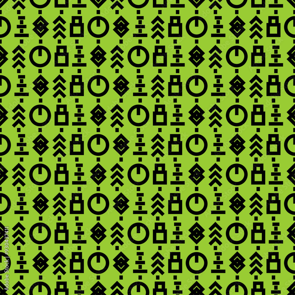 Poster trees ethnic pattern. ethnic background tree. primitive forest texture