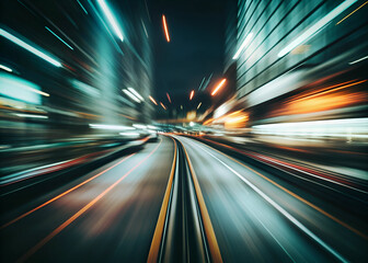 Abstract speed motion blur