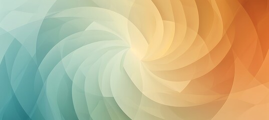 A background with a gradient background and swirling geometric shapes