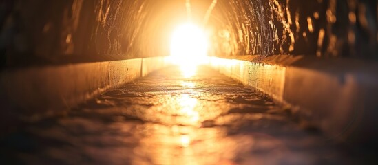 Obraz premium Light at the End of the Tunnel