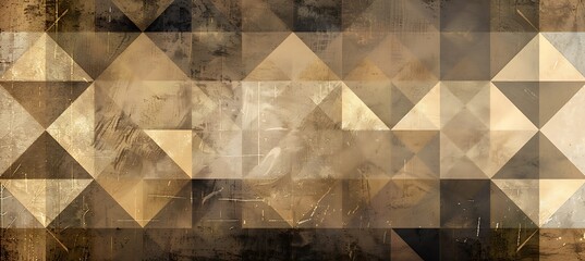 A background with a monochromatic color scheme and a pattern of geometric shapes