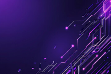 Abstract image of a circuit board with glowing lines and nodes on a pink gradient background. The intricate network of connections creates a modern, tech-inspired visual. Copy space available