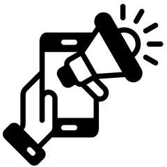Mobile Marketing Icon