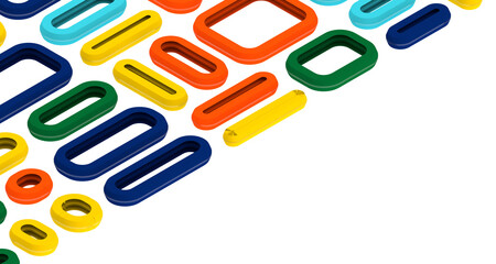 Abstract Low-Poly background. triangulated texture. Design 3d - Divider 3d