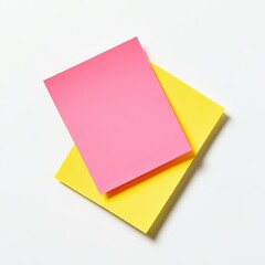 a post it notes on white background

