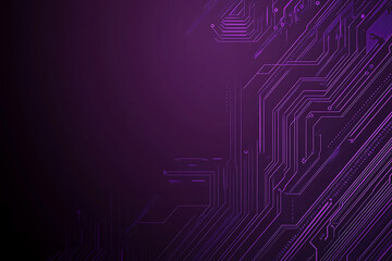 Abstract image of a circuit board with glowing lines and nodes on a pink gradient background. The intricate network of connections creates a modern, tech-inspired visual. Copy space available