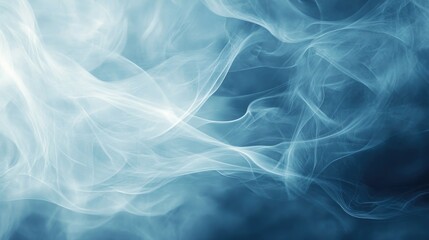 Obraz premium abstract background with soft blue smoke wave
