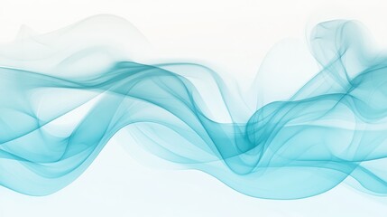 abstract background with soft blue smoke wave