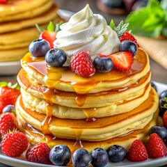 A circular bakery display, with cakes, pastries, and breads artfully arranged around the counter