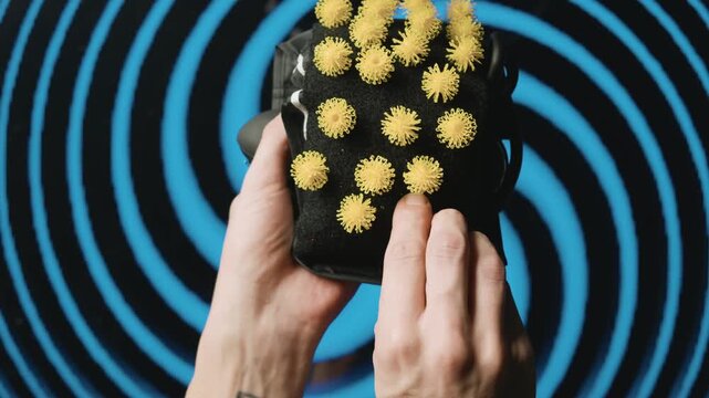 Bunchems Velcro Crunched in Hand