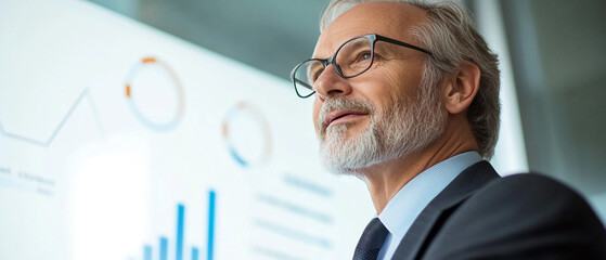 A financial advisor conducting a retirement planning seminar. financial advisor conducting