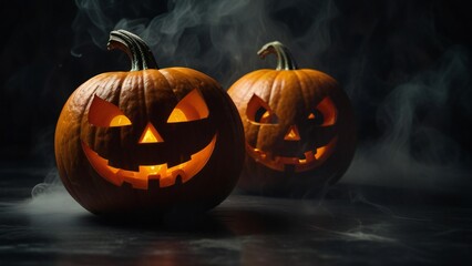 Fototapeta premium halloween jack o lantern