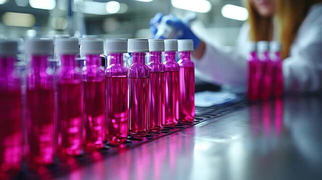 A blood test lab analyzing samples for diabetes diagnosis, representing the medical aspect, high-resolution photorealistic image.