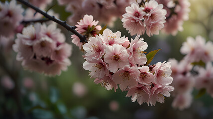 Beautiful Pink Flowers in Bloom