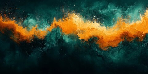 Obraz premium Velvet Splashes: A Mesmerizing Dance of Color and Texture, generative ai