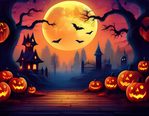 Fototapeta premium background design halloween party