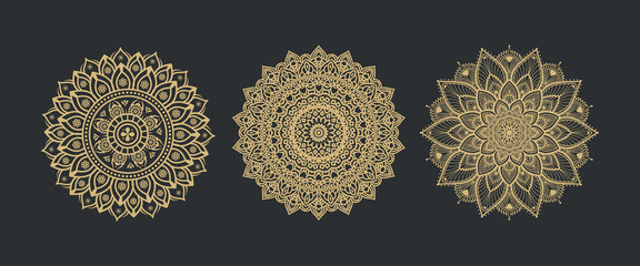 Abstract mandala pattern.Geometric shape.Unusual flower shape.Design for a wallpaper, shirt ,tile,Henna, Mehndi, tattoo, decoration. Decorative ornament in ethnic oriental style.