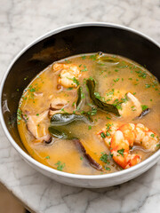 Tom Yam Kung, Thai Shrimp Soup, Mallorca, Balearic Islands, Spain