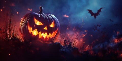 Witch in a Spooky Halloween Forest created by ai