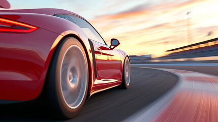 High-Speed Formula 1 Race Car in Action