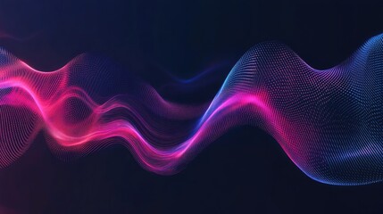 Abstract Digital EQ Music Equalizer. Sound Wave Design Element. Speaking Sound Wave Vector Illustration. Artificial Intelligence AI Assistant Voice Visualization.