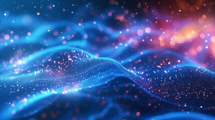 Fototapeta premium Dynamic Abstract Technology web Background with Particle Lines, abstract graphic, banner design, pattern design, web background template