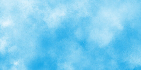 The morning fresh  sky blue texture clouds, watercolor texture and watercolor and grunge blue paper, watercolor abstract painting of blue grunge texture.