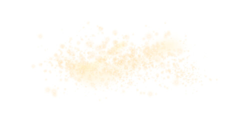 PNG Realistic golden star dust light effect isolated on transparent. Stock royalty free vector illustration	