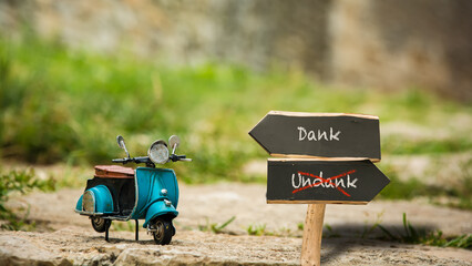 Signposts the direct way to Thanks versus Ingratitude