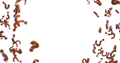 Question marks Quiz doubt survey faq public poll.