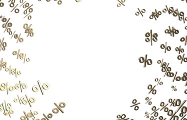 percent sign rain  percentage icon interest rate