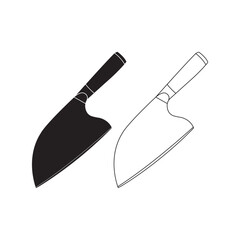 sturdy butcher knife design