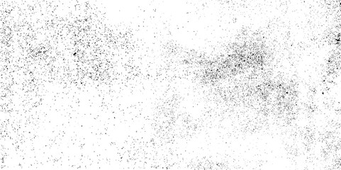 Distressed black texture. Dark grainy texture on white background. Dust overlay textured. Grain noise particles. Rusted white effect. Grunge vector design