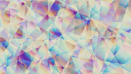 An ethereal geometric background with soft retro pastel tones and delicate overlays