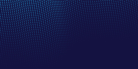 blue wavy halftone background. Dot pop art sport style vector modern abstract blue dots modern
