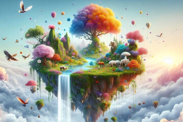 abstract pastel painting.AI-generated.