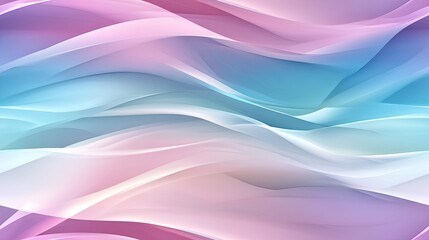 Fototapeta premium A serene blend of pastel colors forms a soft abstract design with gentle curves, creating a tranquil atmosphere with minimalistic elements
