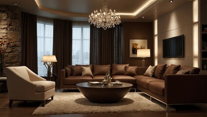 Fototapeta premium modern living room