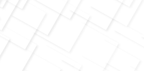 White cement and plaster square wall texture background. modern interior design.  Modern technology illustration with square mesh.