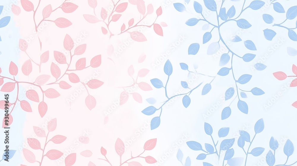 Poster a serene blend of pastel colors forms a soft abstract design with gentle curves, creating a tranquil