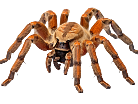 a close up of a spider