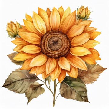 recommend clip art: Watercolor Fall Sunflower , rustic clipart. Autumn Harvest Clip Art, Thanksgiving Day art,