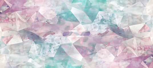 Obraz premium A Pastel Color Crystalline Backdrop