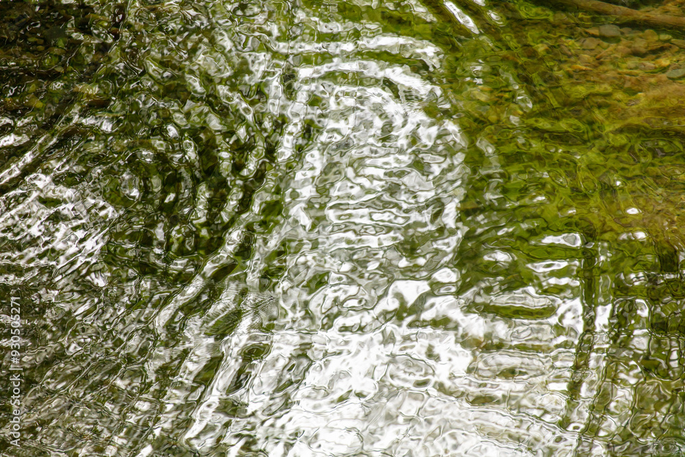 Canvas Prints Circles on the surface of water in nature. Abstract background