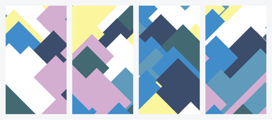 Abstract modern template set background.