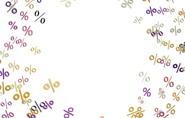 percent sign rain  percentage icon interest rate