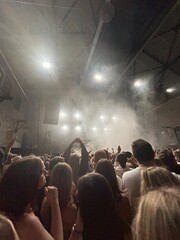 Peoople at concert